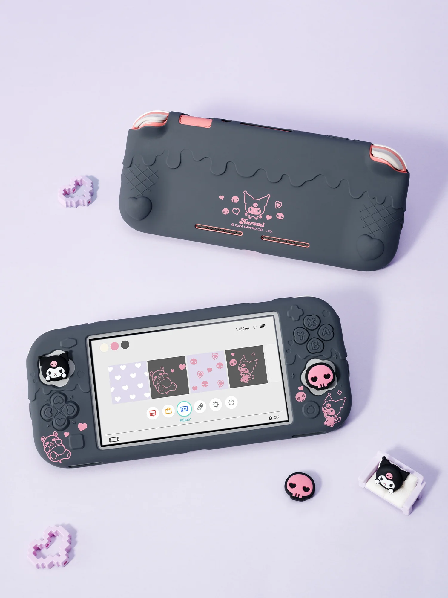 Original Switch Lite Silikon Schutzhülle Set Soft Shell Hellokitty Kuromi Anime Charaktere Peripherie Zubehör Geschenk