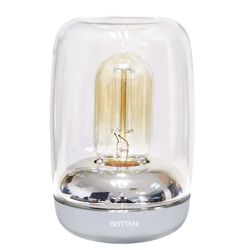 

Aromatherapy lamp small night plug-in, transparent glass lamp, home bedroom desktop bedside atmosphere
