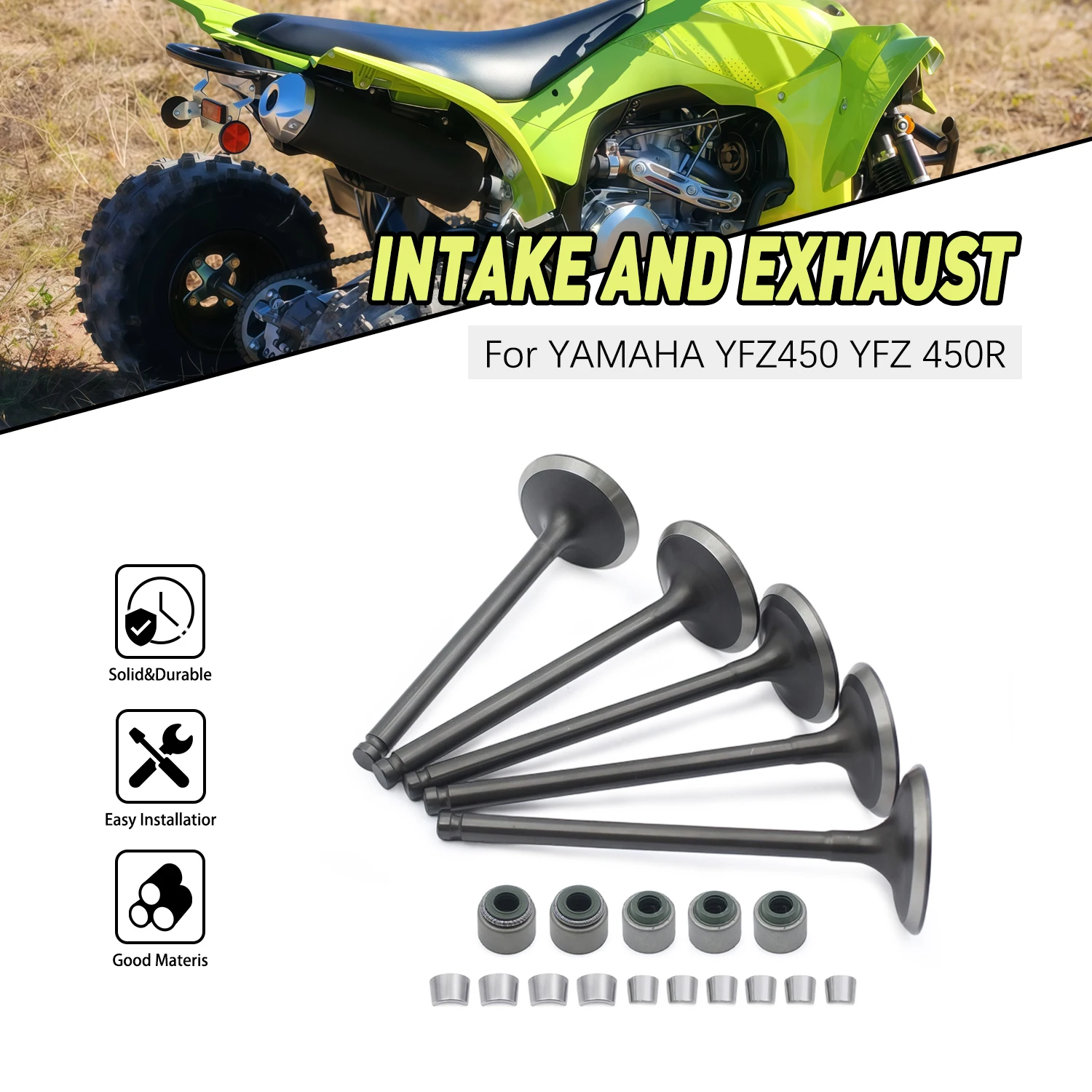 

Motorcycle Engine Parts Valve Stem For Yamaha YFZ450X YFZ450R SE 2010-2023 WR450F YZ450F 2003-2009