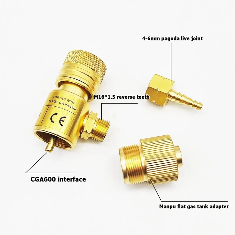 Oxygen Welded Gas Regulator MAPP Transfer 7/16