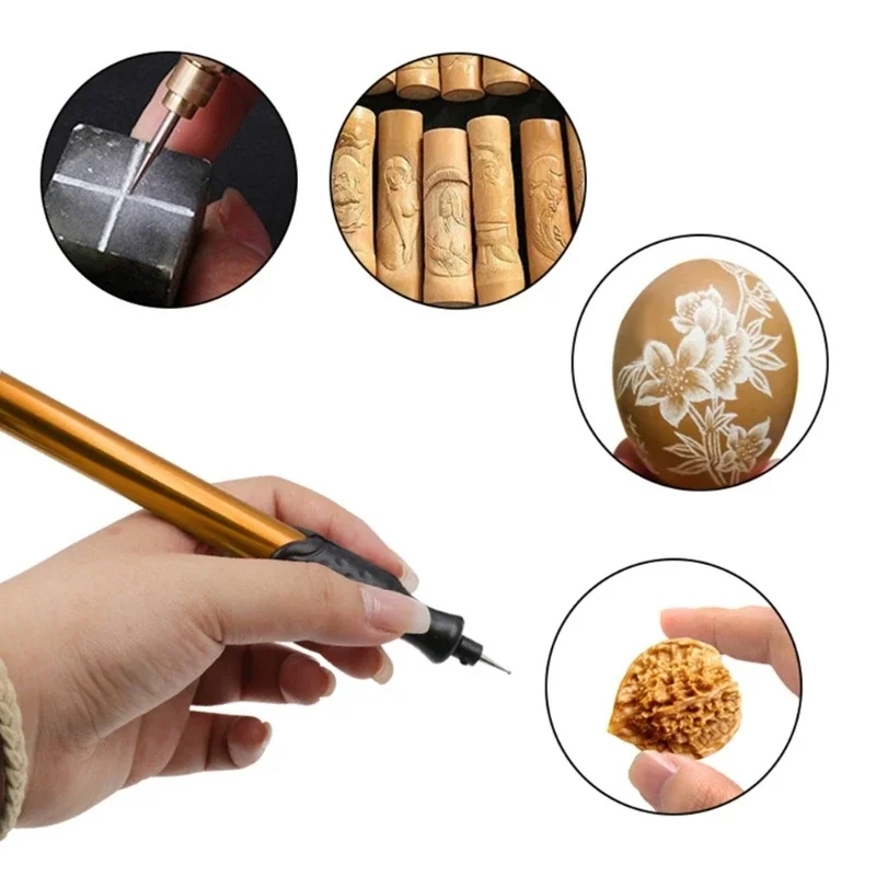 Electric Engraver Craft Scribe Versatile Engraving Pen DIY Craft Glass and Wood Engraving Tools USB Electric Grinding Pen Tool