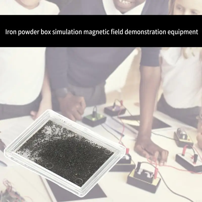 2025 New Interactive Magnetism Experiment Iron Powder Filings for Science Education and School Project Powder Box