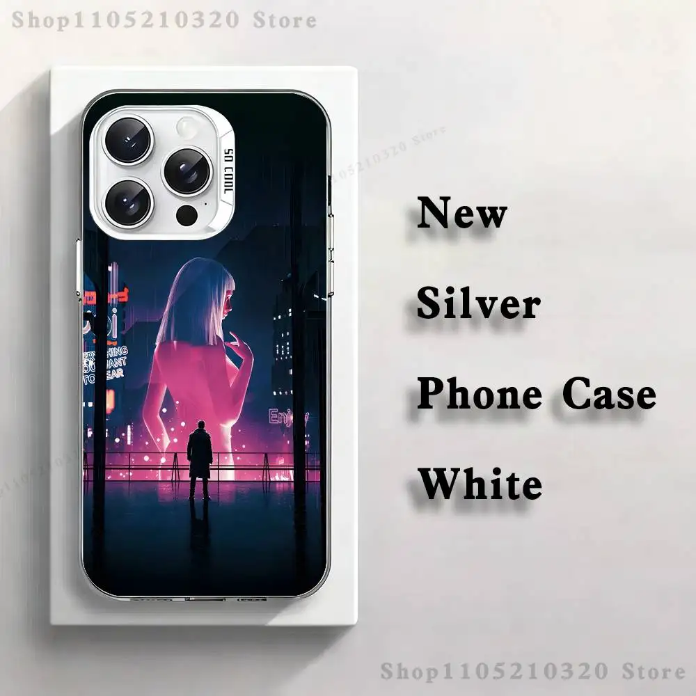 B-Blade R-Runner 2049 Phone Case For iPhone 17,16,15,14,13,12,11,Pro,Max,Plus,Mini,XS,SE Anti Fall White Matte Hard Bumper