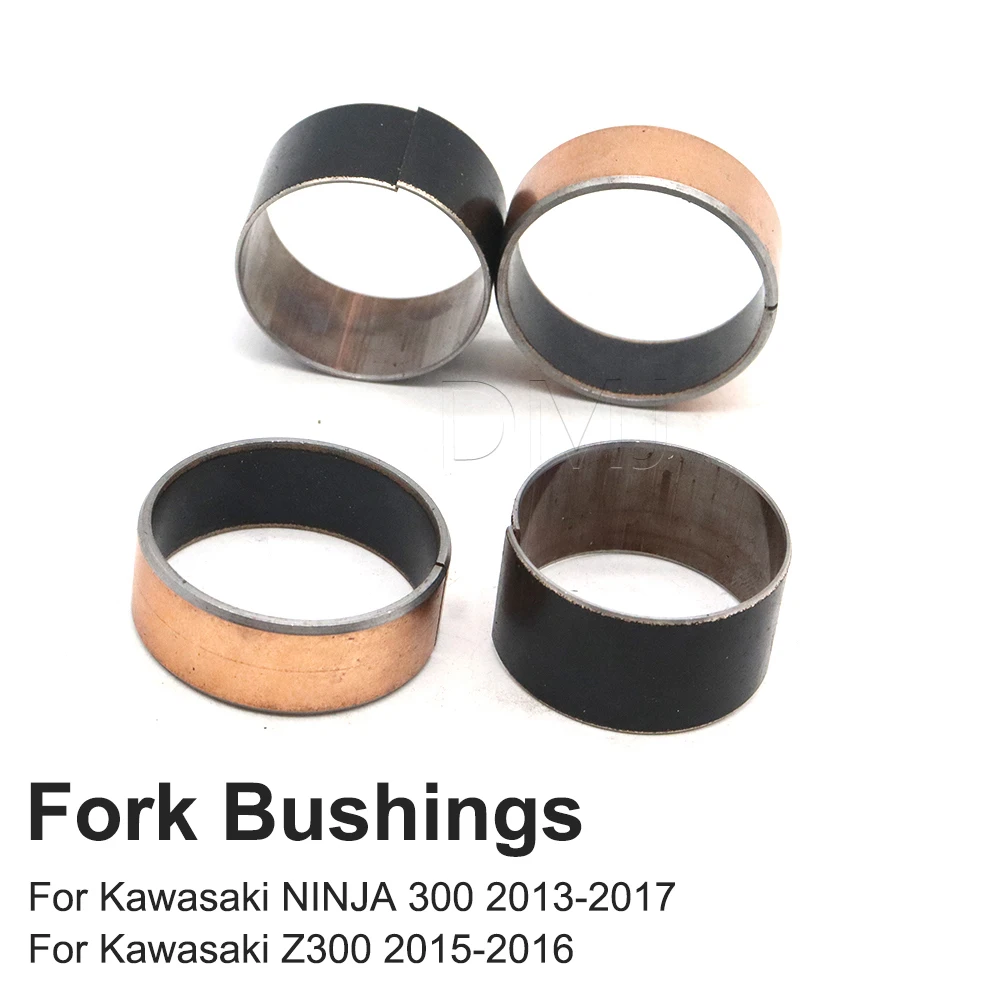 Motorcycle Fork Bushings External Guide Rails Shock Absorb Up Down For Kawasaki NINJA 300 NINJA300 2013-2017 Z300 2015-2016