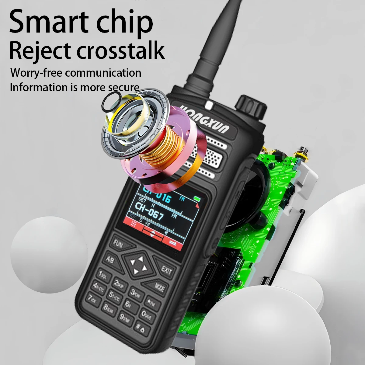 HX-990 جهاز اتصال لاسلكي محمول بشريطين 28 وات مقاوم للماء لمسافات طويلة للراديو مع نطاقات UHF VHF بقوة إخراج 28 وات