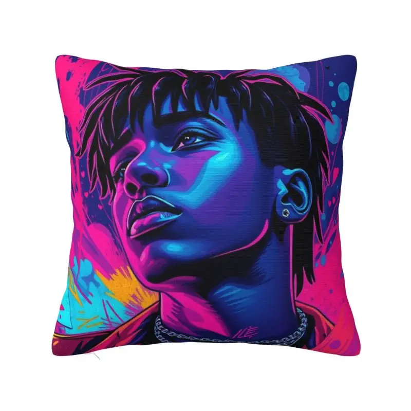 Custom Rapper J-Juices W-Wrlds Cushion Covers Sofa Living Room Square Throw Pillow Case