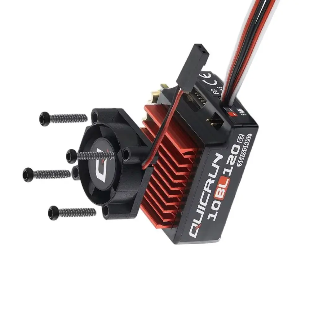 1 PC 120A Electronic Speed Controller 10BL120 G2 Brushless Electronic Speed Controller With Hall For 1/10 1/8 RC Car