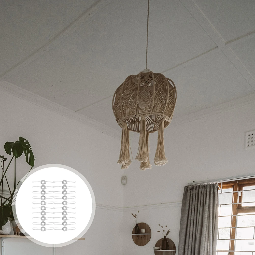 

30pcs Lampshade Spring Clips Iron Fixator For Ceiling Light Chandelier Table Lamp Diy Light Installation Accessories Support