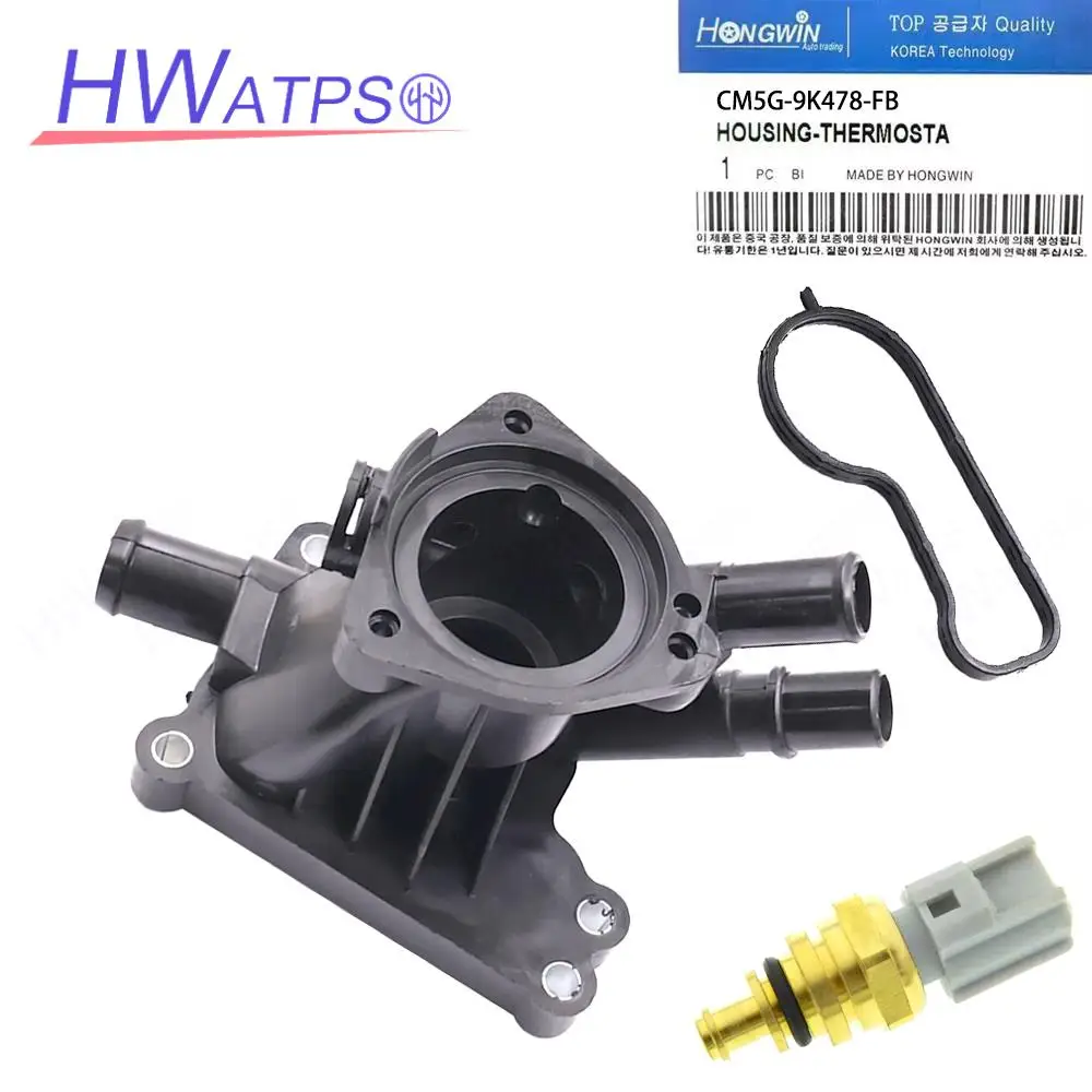 Coolant Thermostat Housing Sensor  For FORD ECOSPORT 2018-2019 FIESTA FOCUS 2015-2018 B-Max 2019-2021 Petrol CM5G-9K478-FB