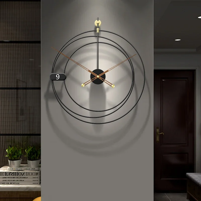 Luxury Silent Clocks Wall Home Decor Large Wall Clock Modern Design Watch Clock Mechanism Living Room Home Decoration Gift Ideas