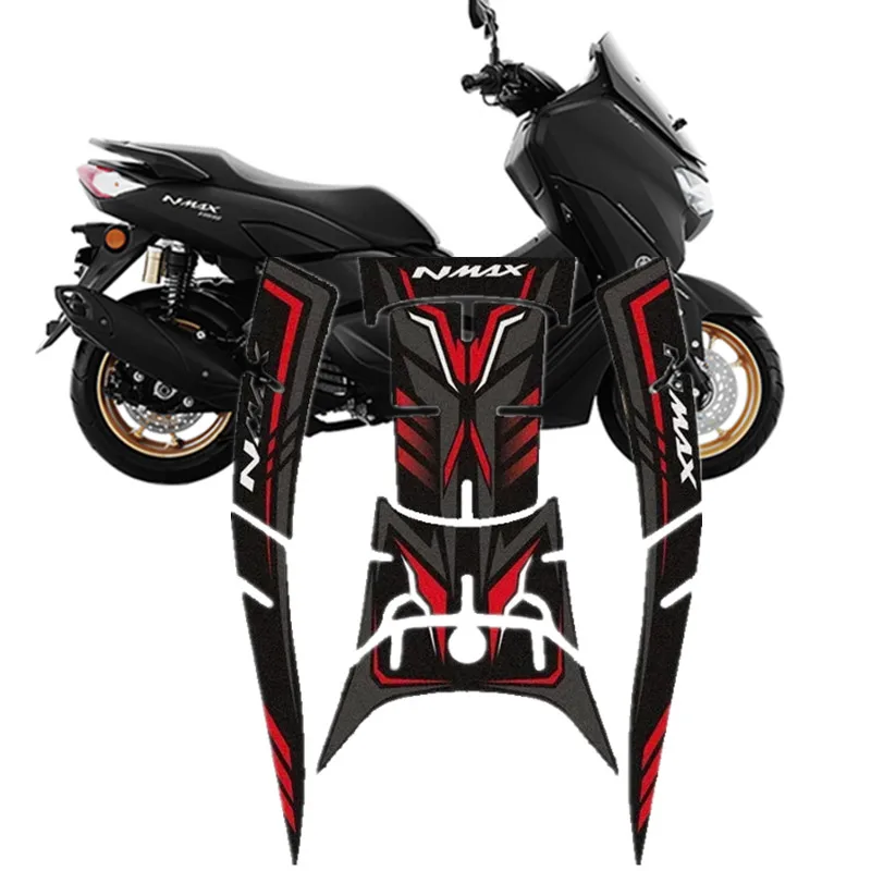 For NMAX155 2020 Motorcycle Tank Pad Protector 3D Gel Sticker Decal - 1