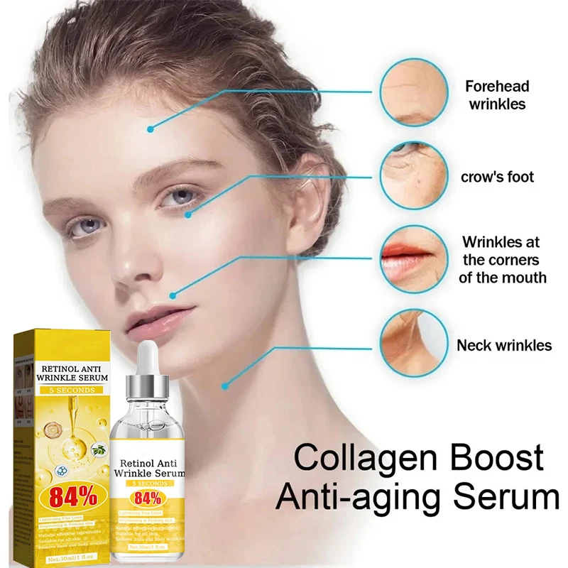 

Instant Retinol Anti Wrinkle Essence Reduces Fine Lines Lifts Tightens Skin Improves Dullness Removes Facial Wrinkles Product