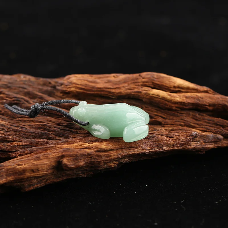 B&F Handmade Green Aventurine Stone Pendants, Genuine Natural stones beads, Unique Stones for jewelry & DIY Earring Beads