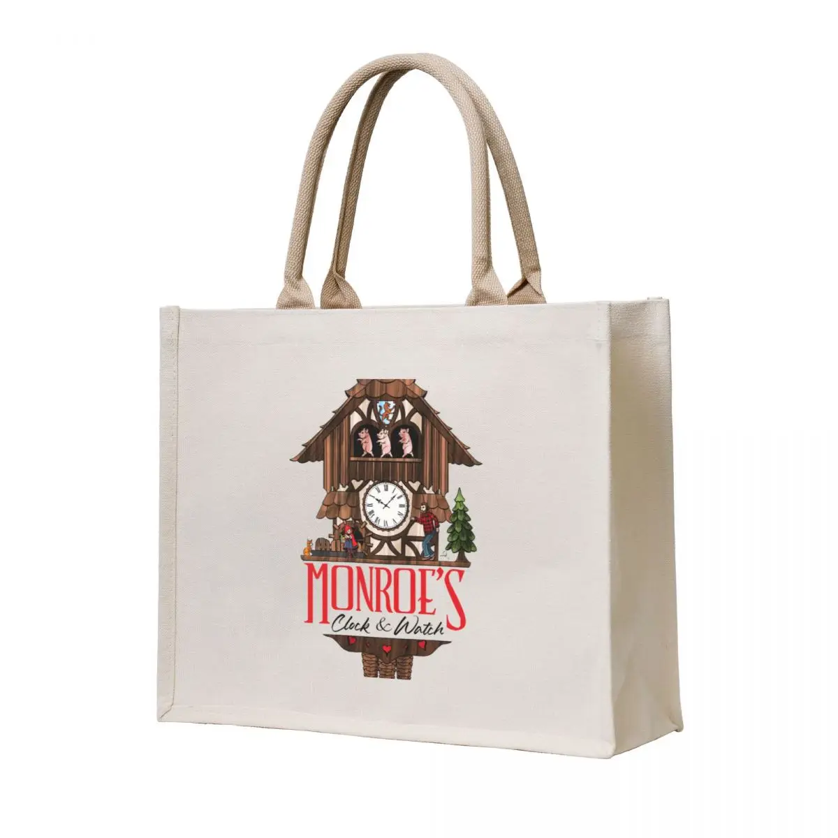 Monroe’s Clock & Watch (GRIMM) Tote Bag tote bag screen cloth bag woman tote university shopping bags foldable