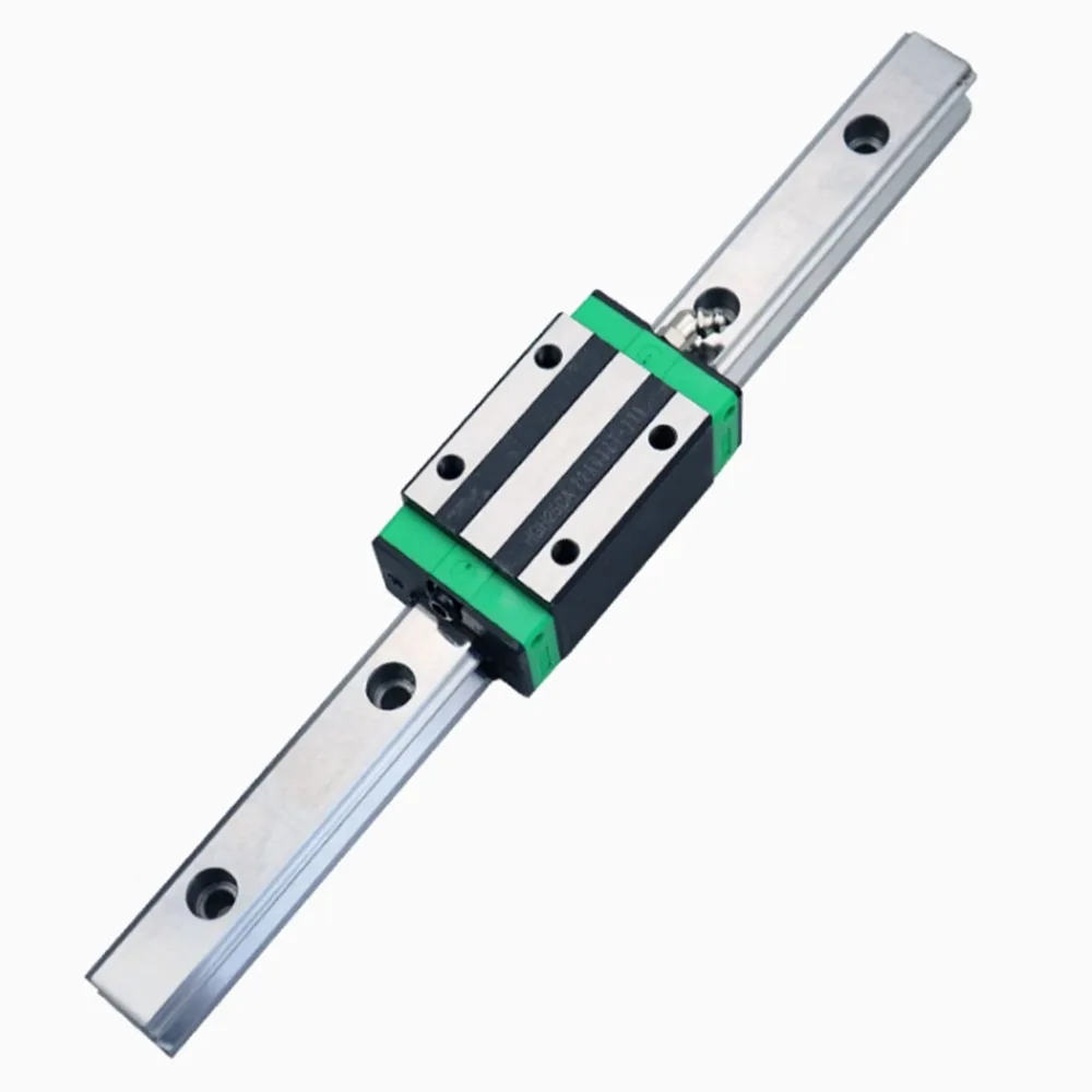 

2pcs HGR15 HGH15 Square Linear Guide Rail Width 15mm Length+4pc Slide Block Carriages HGH15CA/flang HGW15CC CNC Router Engraving