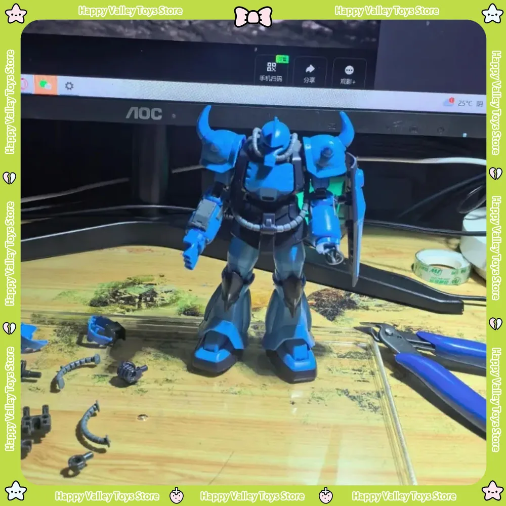 WEIMEI HG 1/144 GTO YMS-07B-0 Prototype Gouf Assembly Models Kit Tatical Demonstrator Action Figure Plastic Robot Model Kid Toy