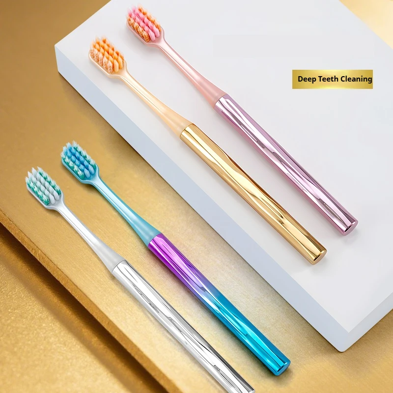 pacote-com-6-14-escovas-de-dentes-coloridas-com-combinacoes-aleatorias-de-cores-escovas-de-dentes-de-cerdas-macias-de-alta-qualidade-para-uso-domestico-pacote-para-casais-e-familias-alto-valor-estetico-limpeza-e-protecao-das-gengivas-escovas-de-dentes-premium