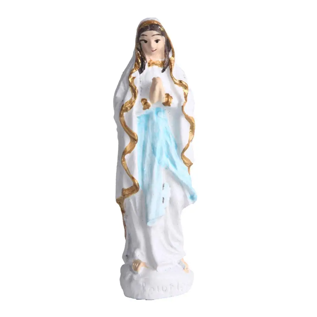 2,7 inch Mary-model voor tuindecoraties buiten, diorama-gebouw