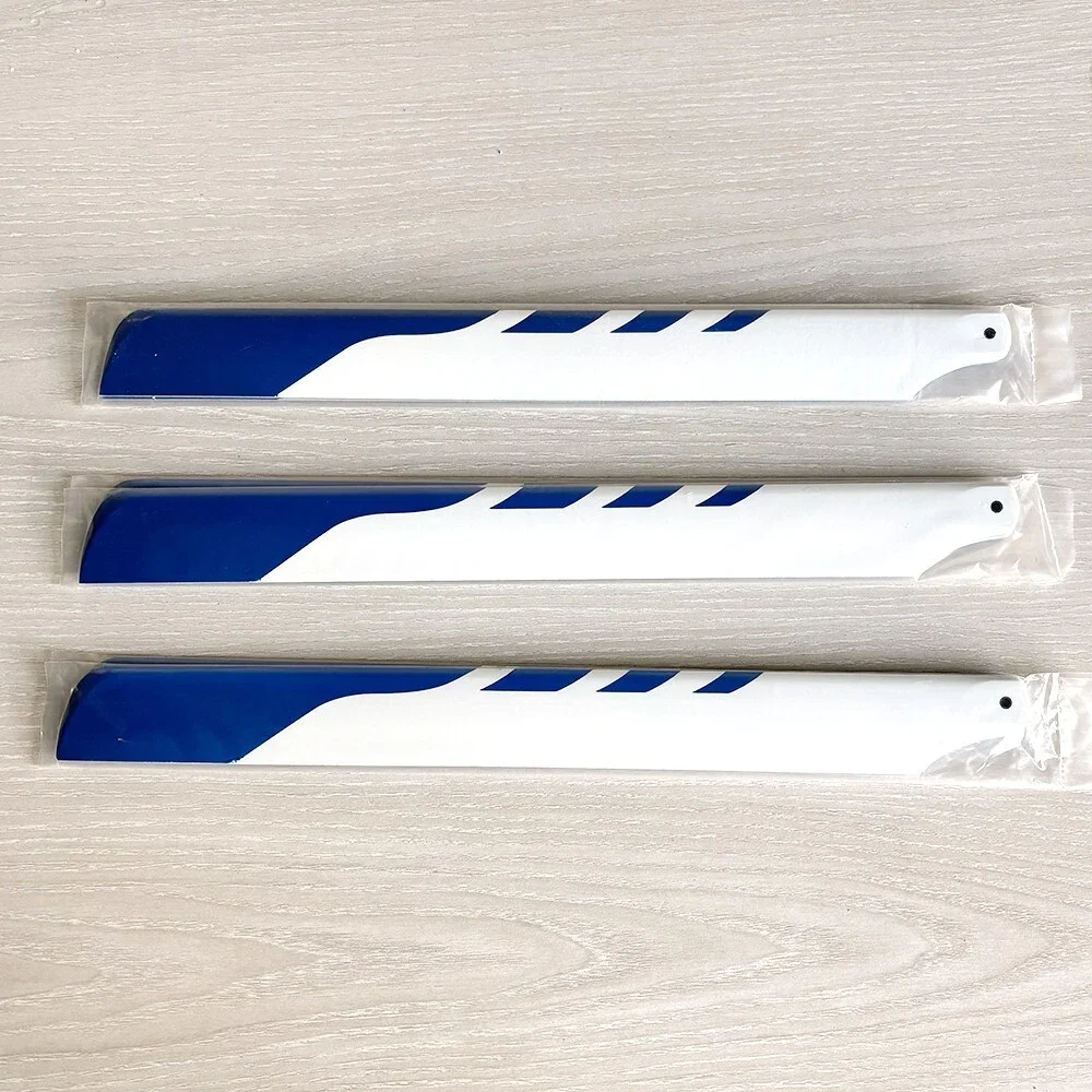 3 Pairs High-Quality RC Model 450 V2 V3 pro Sport Helicopter Main Rotor Blades Glass Fiber