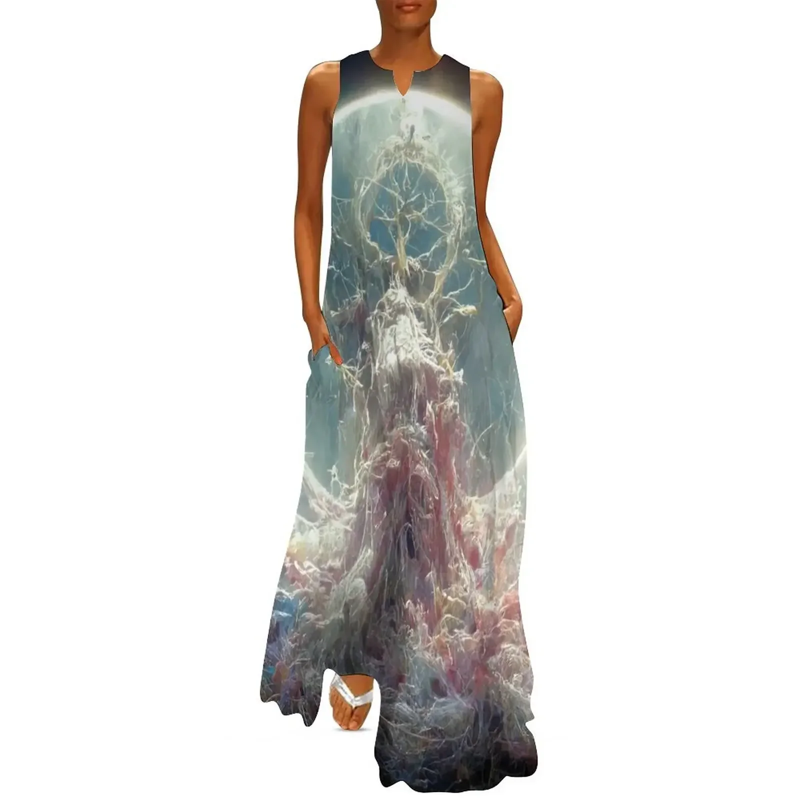 

Shrine of Divine Horrors Long Dress women's clothing trend 2025 dress women summer loose summer dress elegant