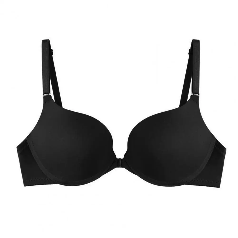 น้ําหนักเบาแม่พิมพ์ถ้วย Bra ปรับ Push Up Bra พร้อมสายยืดหยุ่น Breathable ผ้านุ่มสําหรับผู้หญิง Anti-snagging Solid