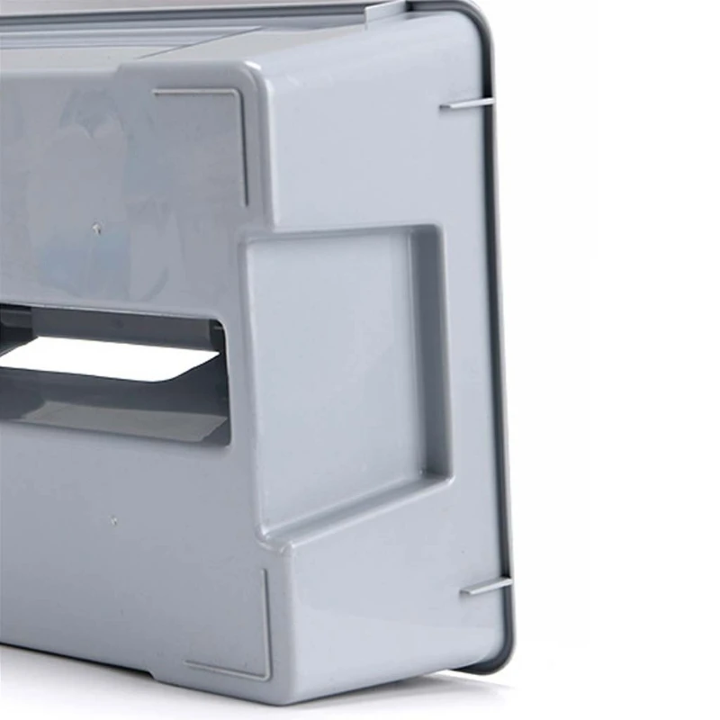 A2UD Cassetta porta attrezzi con 2 divisori Cassetta porta attrezzi portatile in plastica con manico multifunzione per cucina