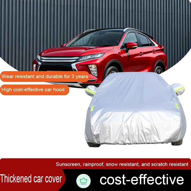 

Suitable for 2017 2025 Mitsubishi Eclipse Cross full car cover outdoor SUV sunscreen rainproof ice windproof cover thickened
