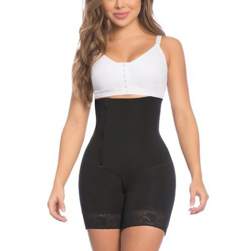 

Fajas Colombianas Butt Lifter Slimming Underwear Tummy Control Flat Belly Sexy Lace Waist Trainer Body Shaperwear