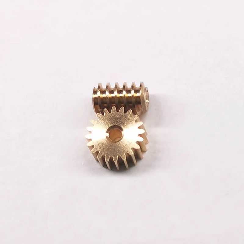 5Sets Modulus 0.2 20T 30T Worm Gear Brass Mini 90 degree Reducing Transmission Gear for RC DIY Model Car Shaft Pinion Connector