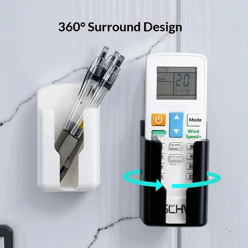 Remote Control Storage Box Punching-free Wall-mounted Buckle Paste Multifunctional TV Air Conditioning Storage Box