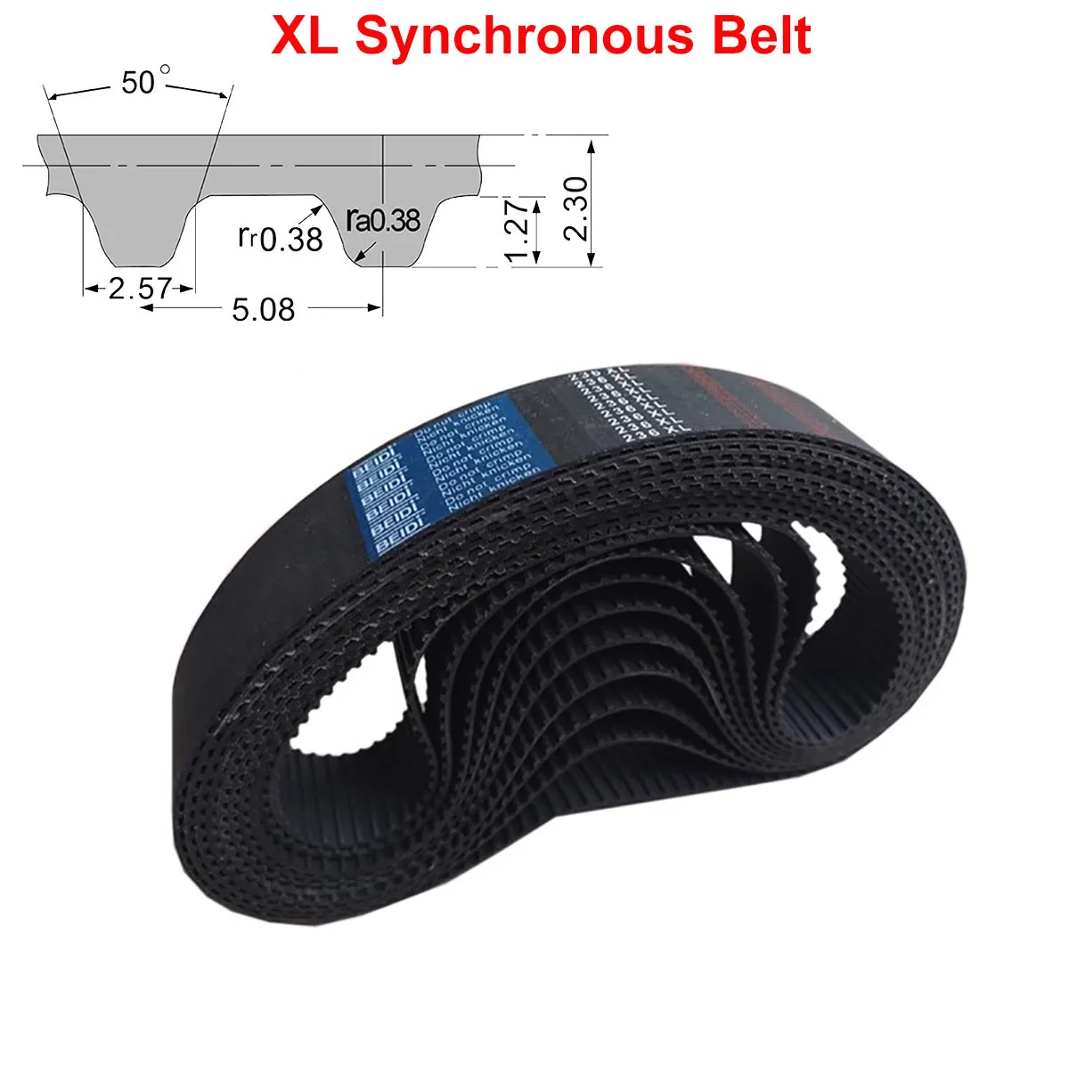 

1Pcs Width 10mm 12.7mm XL Timing Belt 404 412 414 424 430 432 434 438 450 460 468XL - 1180XL Rubber Synchronous Belt Drive Belt