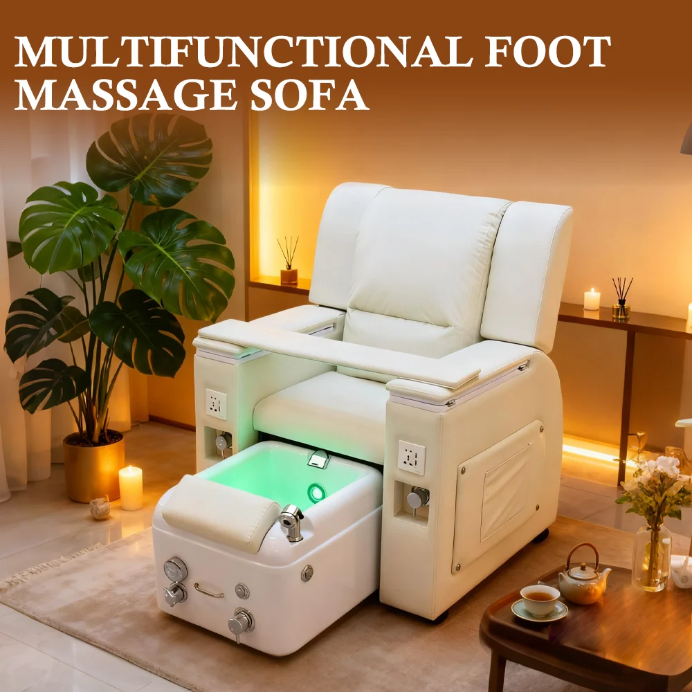 صالون تجميل سبا باديكير الأثاث الكهربائية مستلق حمام القدم كرسي محطة باديكير #2