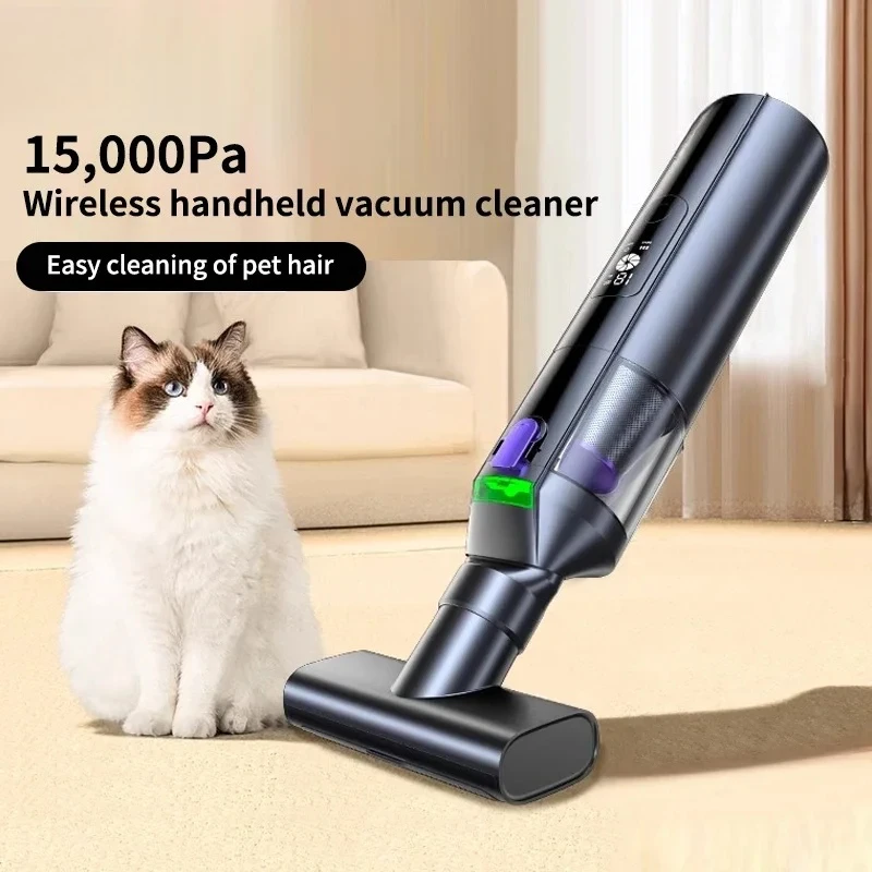 

15000Pa беспроводной пылесос портативный воздушный насос вакуумный упаковщик мощный воздуходувка 4-в-1 для автомобиля домашний офис ПК чистый