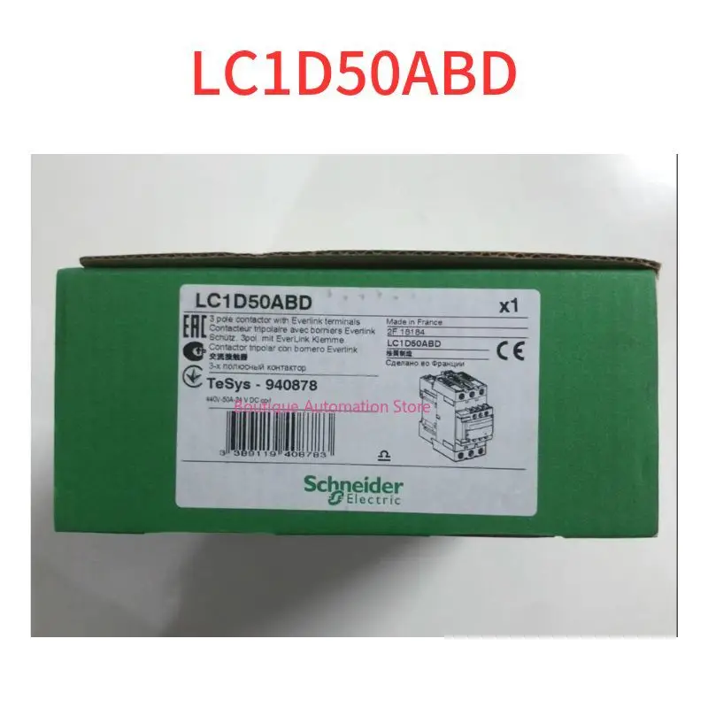 Nuovo contattore originale LC1D50ABD