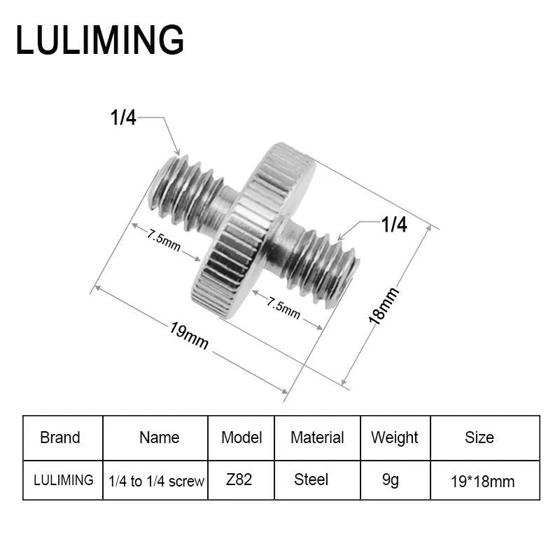 Male 1/4 3/8 Inch to Male M4 1/4 3/8 Camera Conversion Screw Tripod Ballhead Mount Adapter for Photography Flash Holder