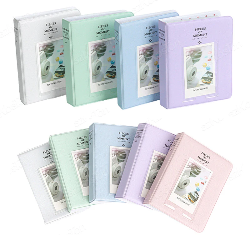 Фотобумага для хранения, 3 дюйма, 64 кармана, фотоальбом для камеры Fujifilm Instax mini 12/11/9
