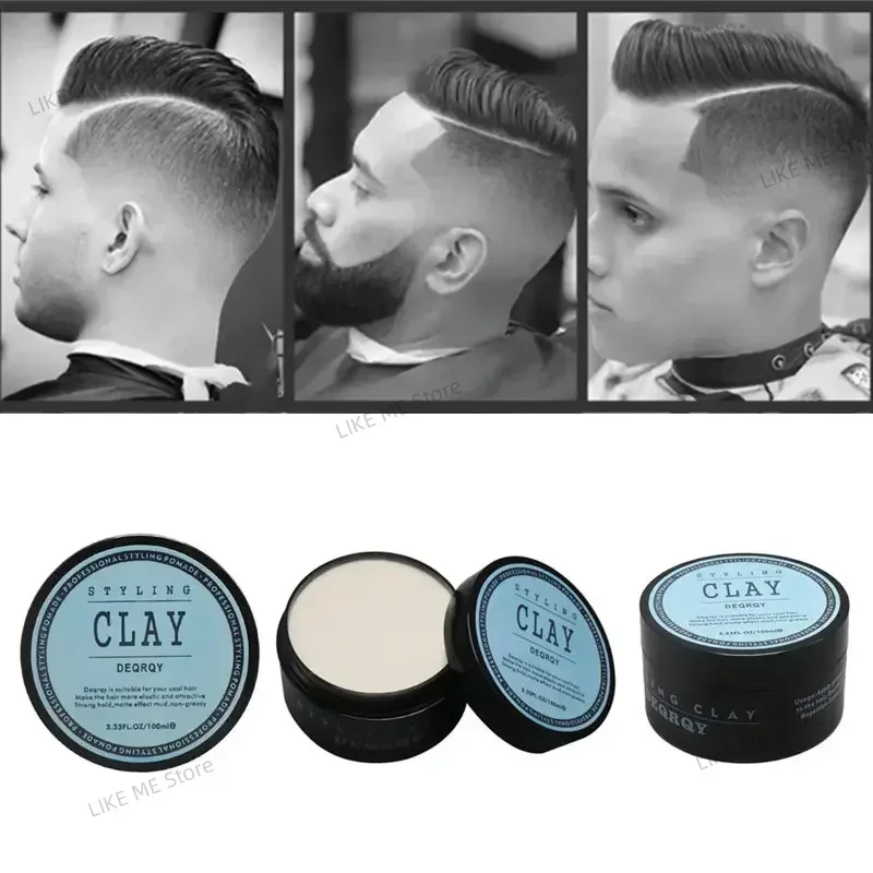 Matte Finished Hair Styling Clay Daily Use Mens Hair Clay High Strong Hold Low Shine Hair Styling Wax polvo texturizador cabello