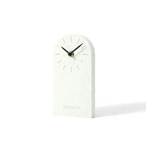 

%a Nordic Sandstone Mute Desk Clock Simple Desktop Clock Bedroom Home Decoration Countertop Decoration Living Room Decoration