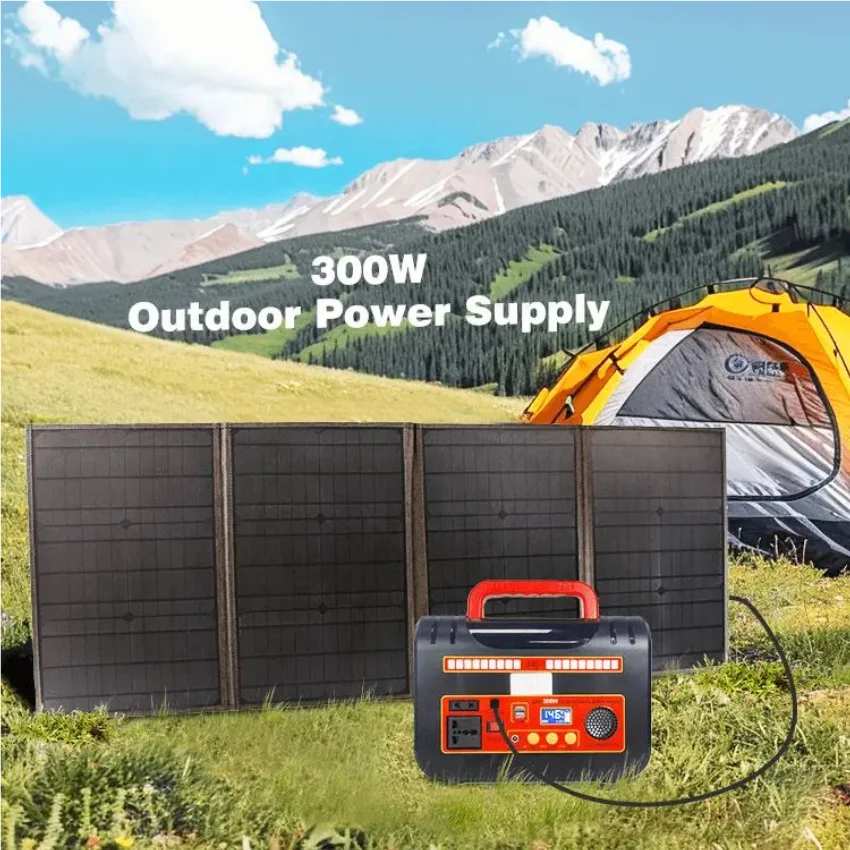 야외 휴대용 발전소 태양열 발전기 Generador 태양 전지 패널 휴대용 미니 태양 광 발전 시스템