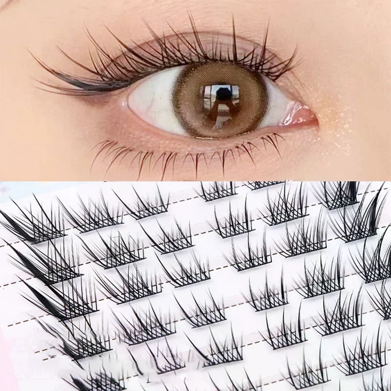 /YOV/Fox Series Single Clusters False Eyelashes Eyes Fluffy Natural Thick Curl Beauty Daily Makeup Create Comic Eyes Eyelashes