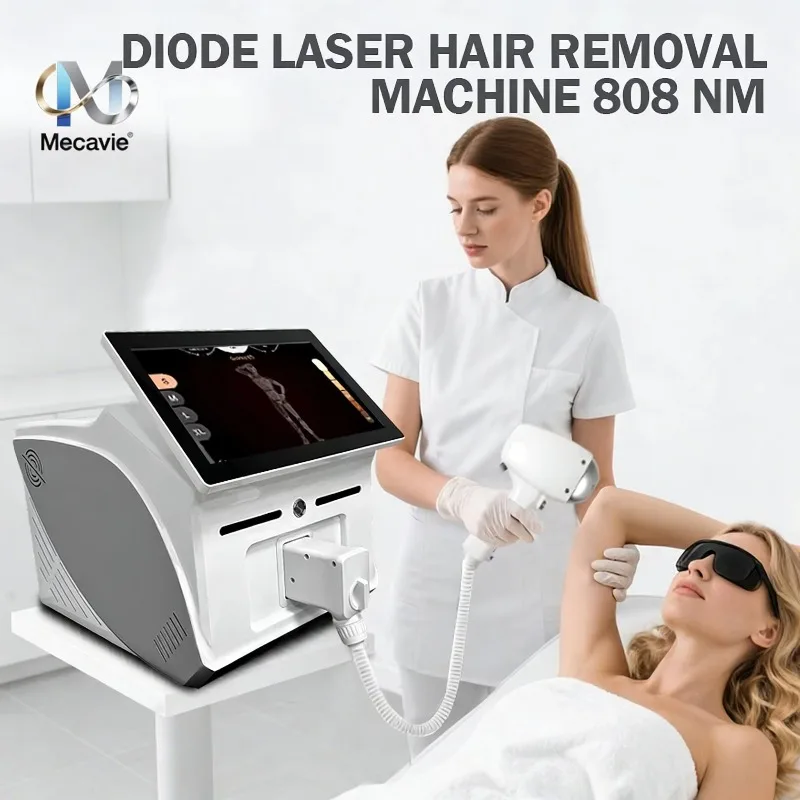 Beauty Laser Machine 808nm Diode Laser Hair Removal Machine Painless Hair Removal US EU Overseas Warehouse Deliver