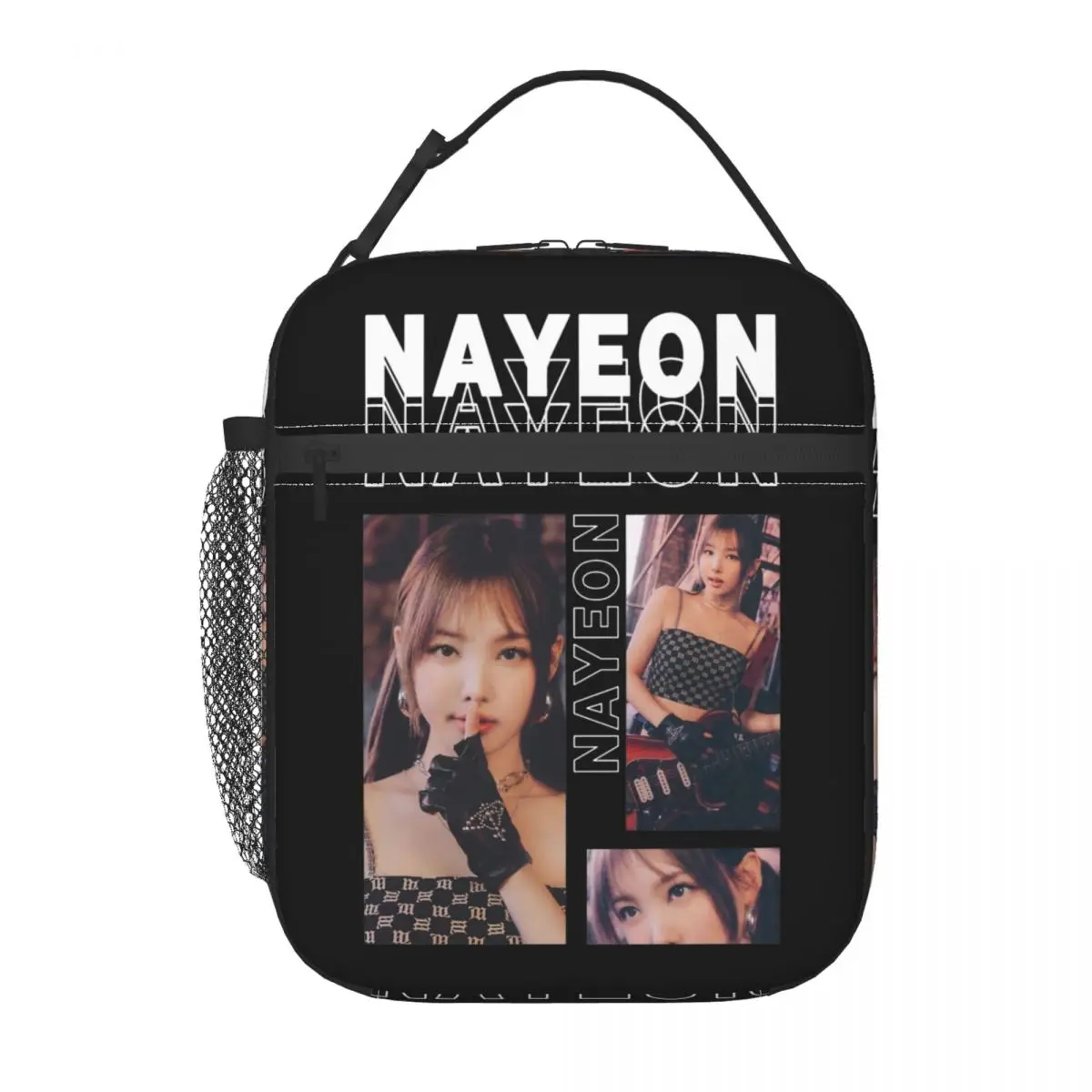 Im Nayeon Kpop Twice Once accesorios bolsa de almuerzo aislada para exteriores, bolsa de almacenamiento de alimentos, fiambreras térmicas portátiles