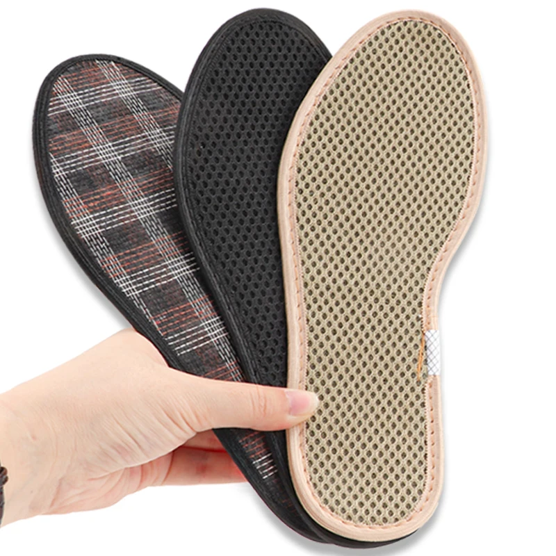 New Summer Thickened Breathable and Shock-absorbing Sports Insole Bamboo Charcoal Sweat Absorption and Odor Prevention Insole,