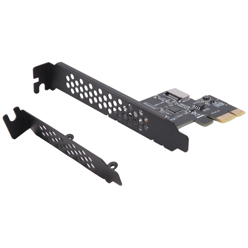 PCI-E 1X To USB 3.2 GEN1 5Gbps Type-E A-Key Expansion Card,Front Panel Type-C Interface For Desktop PC(ASM1042A)