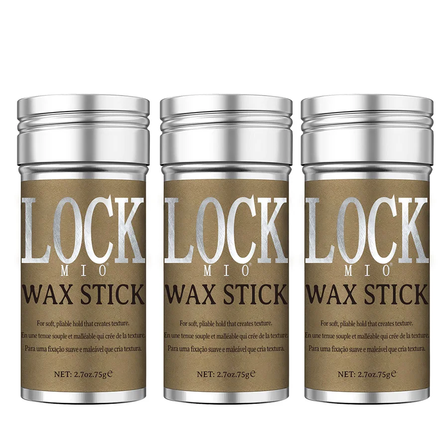 LOCKMIO Haar Wax Stick voor Vrouwen en Kinderen Langdurige Hold Pommade Controle Gebroken Kroezen Flyaway Styling Wax voor Natuurlijke Pruiken