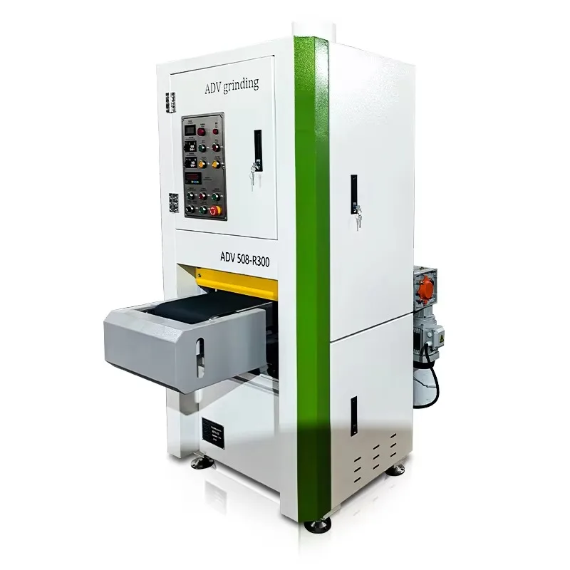 ADV 508-R300 Small Sheet Metal Flat bar Wide Belt Sander Metal Finishing Machine