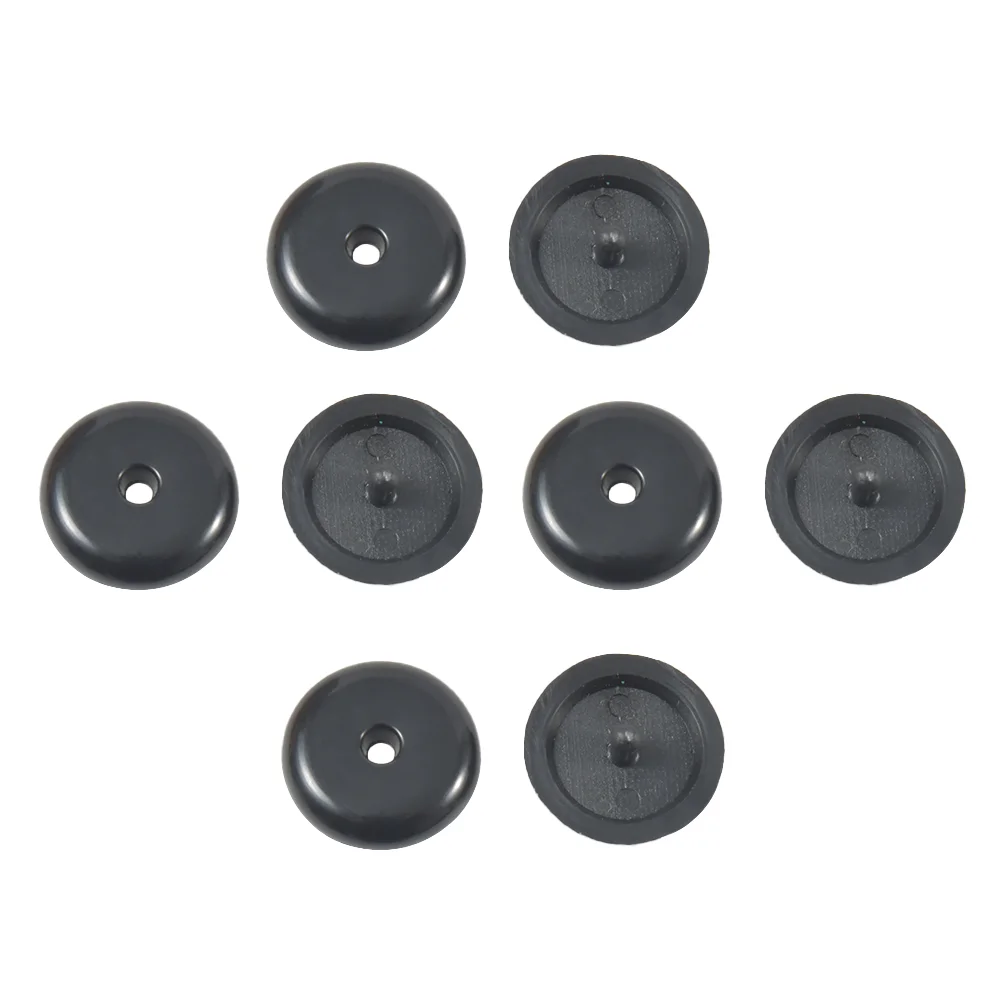 10Pcs Car Parts Black Plastic Car Safety Seat Belt Stopper Spacing Limit Buckle Clip Retainer Seatbelt Stop Button