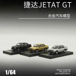Original 1:64 Scale Vintage JETTA GT Limited Edition Alloy Car Model Classic Adult Souvenir Gift Static Display