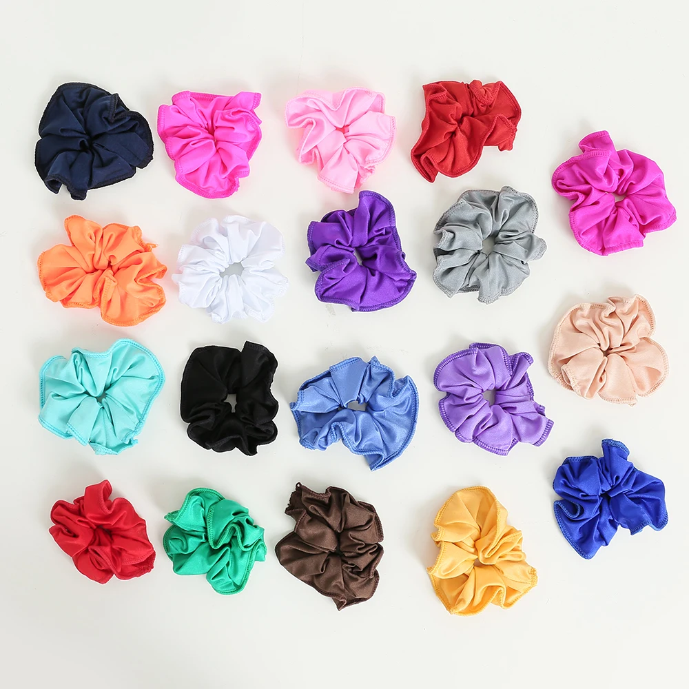 

Girls 4/12 Pcs Nylon Scrunchies Classic Elastic Thick Scrunchy Hair Bands for Women Ties Ropes Ponytail Holder Dance Accessories