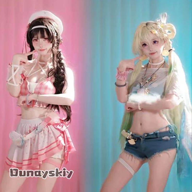 825wuthering-waves-リネ・チサ-水着コスプレウィッグ-サイド分け-スカルプグラデーション-タイドヘア-コミックゲームアニメ-スタイリングアクセサリー